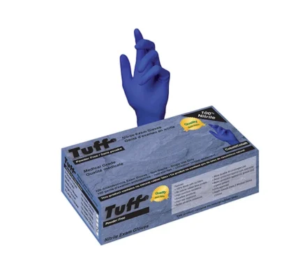 Tuff Cobalt Nitrile Disposable Medical Gloves (100pc/box)